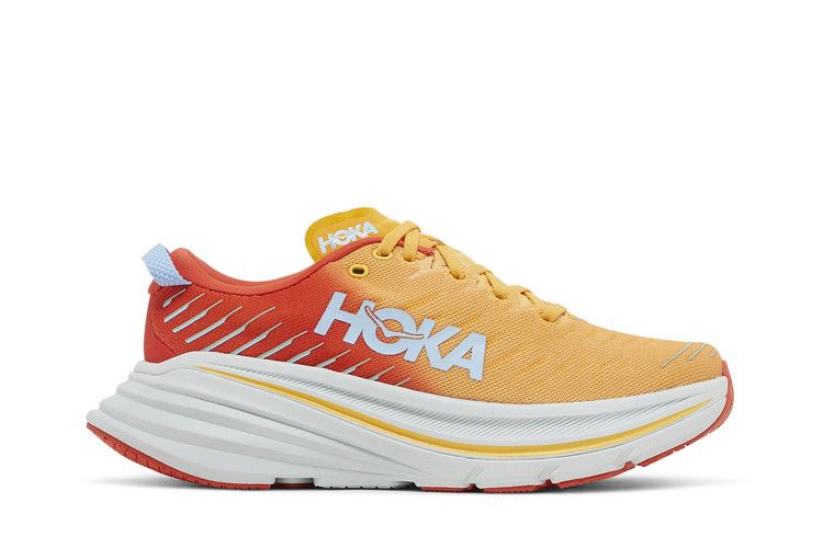 HOKA Bondi X 'Fiesta Amber Yellow'