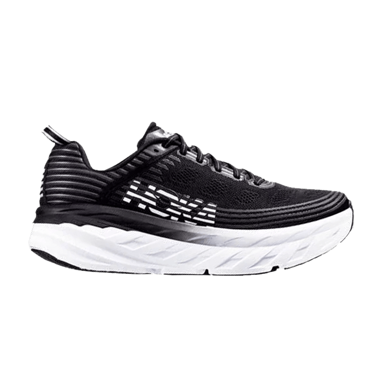 HOKA Bondi 6 'Black White'