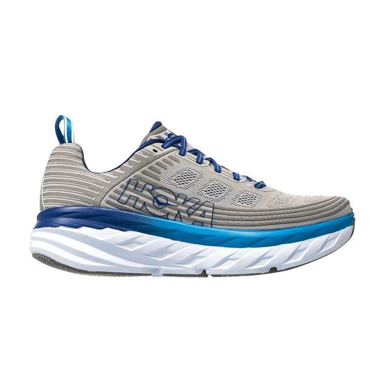 HOKA Bondi 6 Wide 'Frost Grey Vapor Blue'