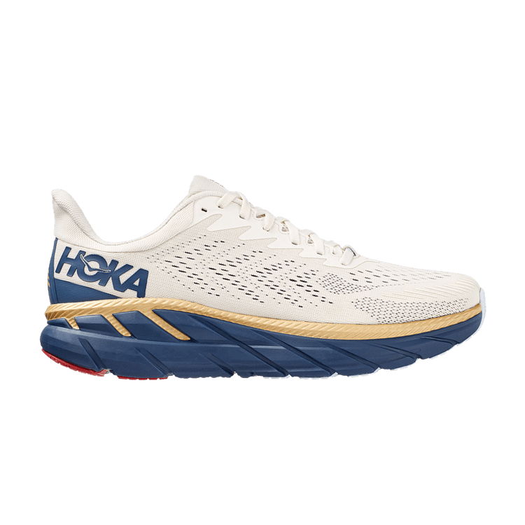 HOKA Clifton 7 'Tofu Vintage Indigo'