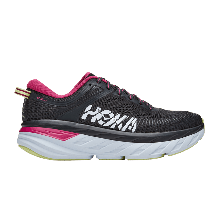 HOKA Wmns Bondi 7 'Blue Graphite Festival Fuchsia'