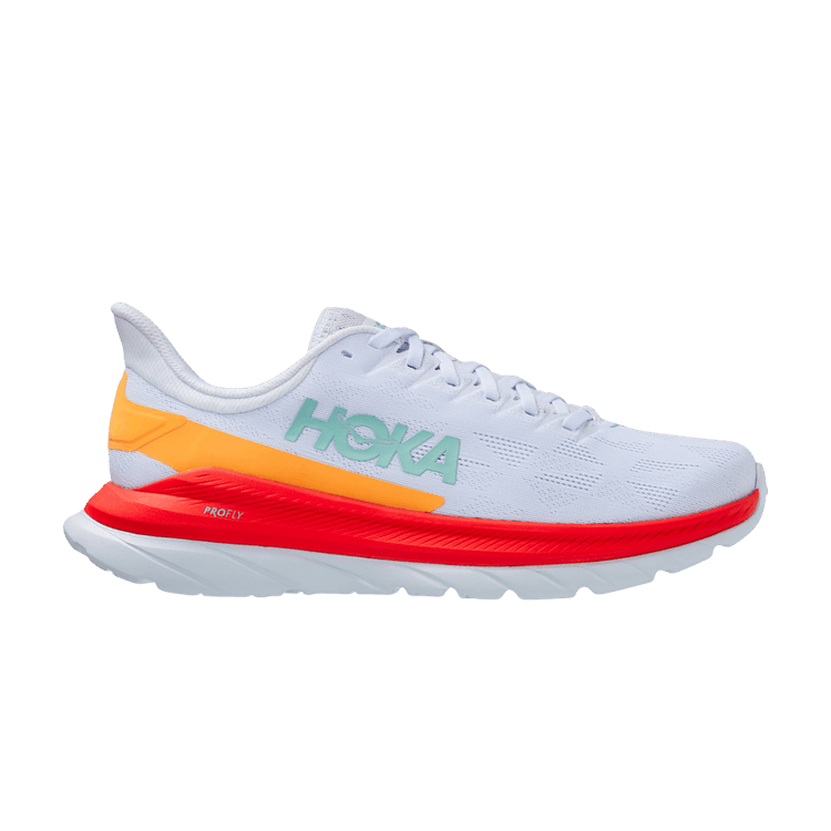 HOKA Mach 4 'White Fiesta'