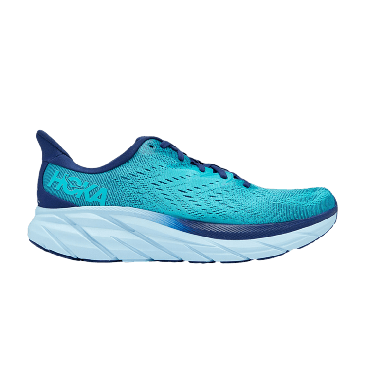 HOKA Clifton 8 2E Wide 'Bellwether Blue'