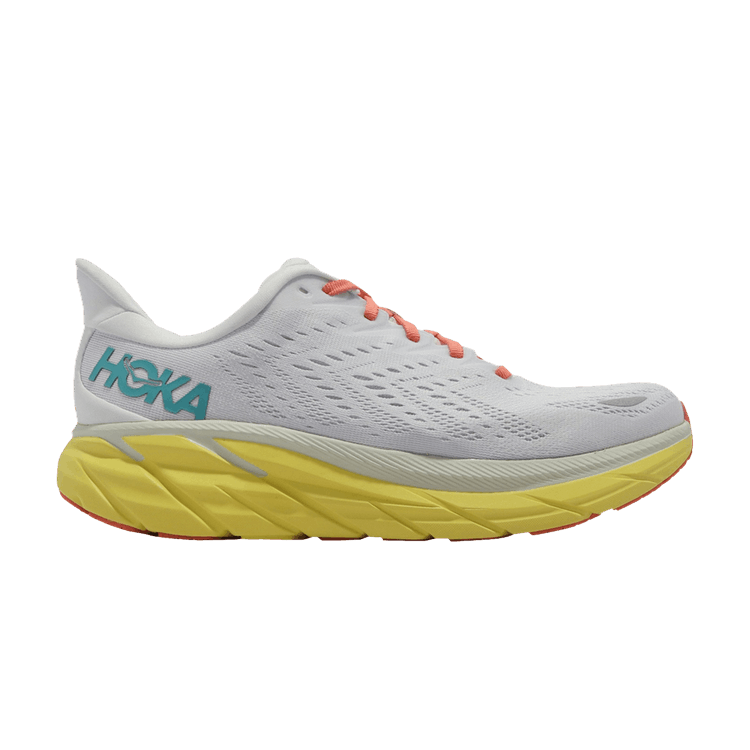 HOKA Clifton 8 2E Wide 'Blanc De Blanc Illuminating'