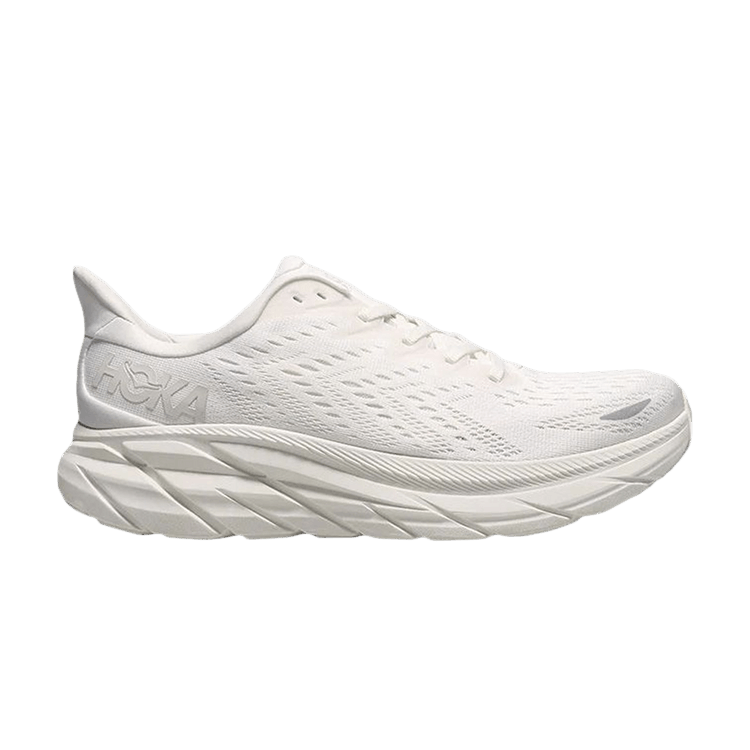 HOKA Clifton 8 2E Wide 'Triple White'