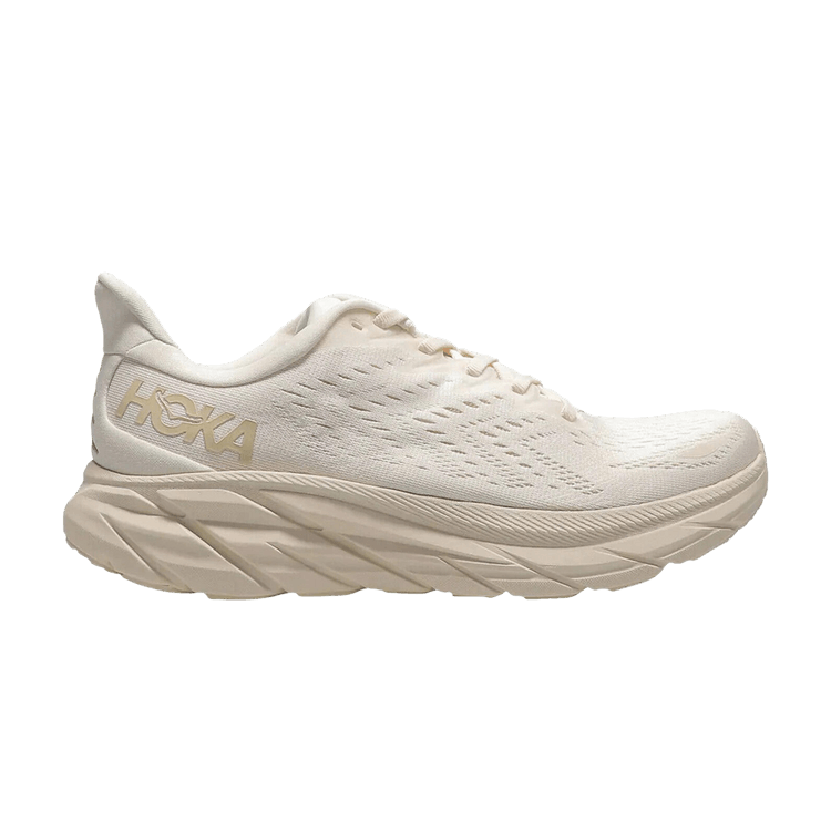 HOKA Wmns Clifton 8 Wide 'Eggnog Shifting Sand'
