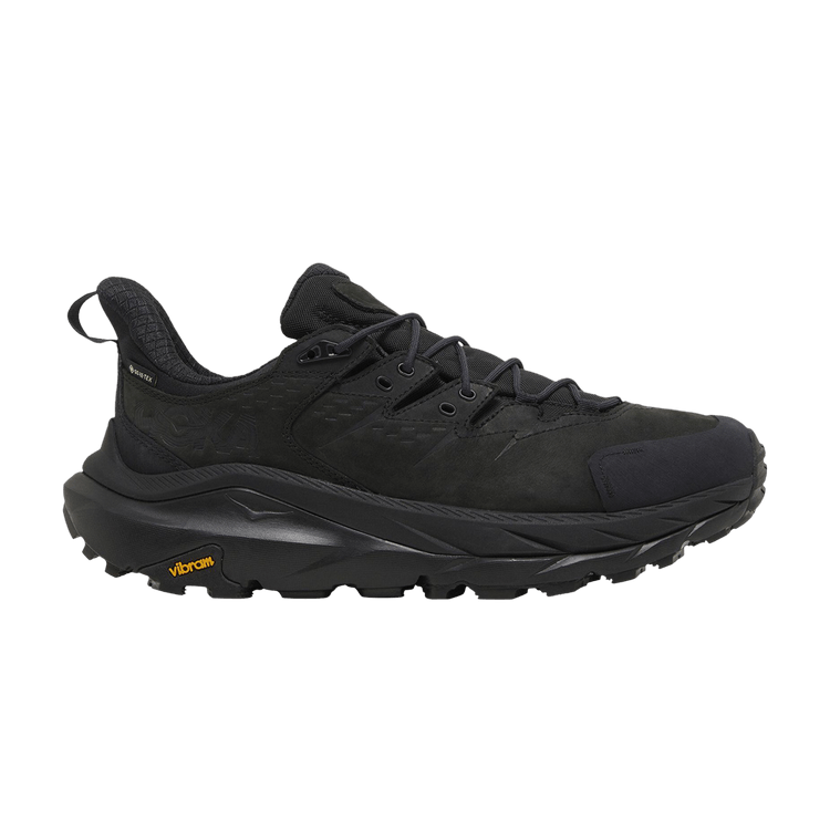 HOKA Kaha 2 Low GORE-TEX 'Triple Black' — Black/Black (1123190F BBLC)