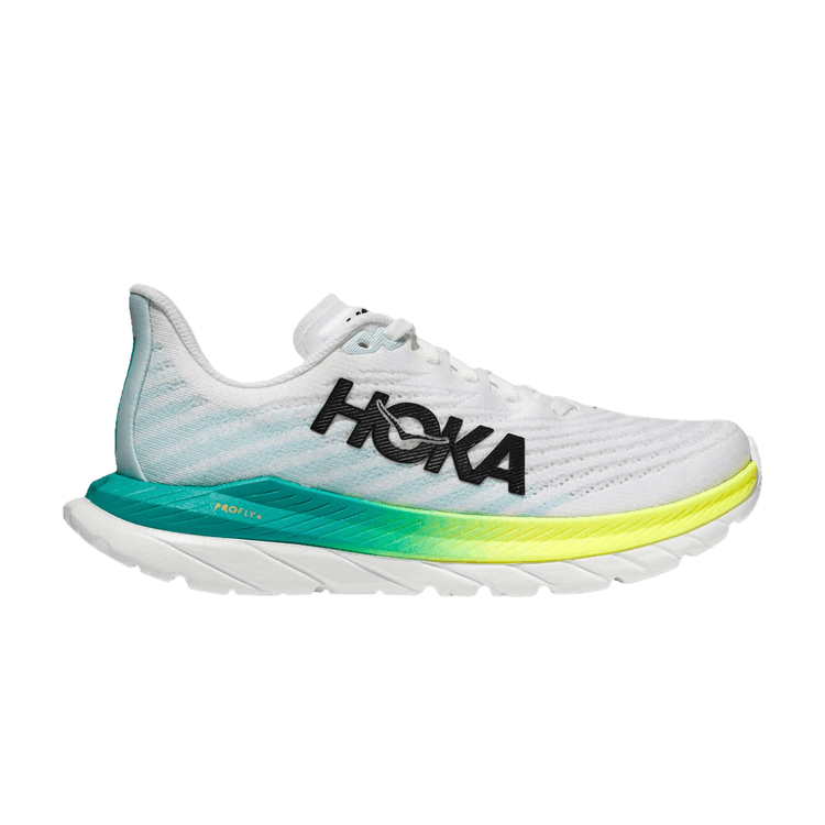 HOKA Wmns Mach 5 'White Blue Glass'