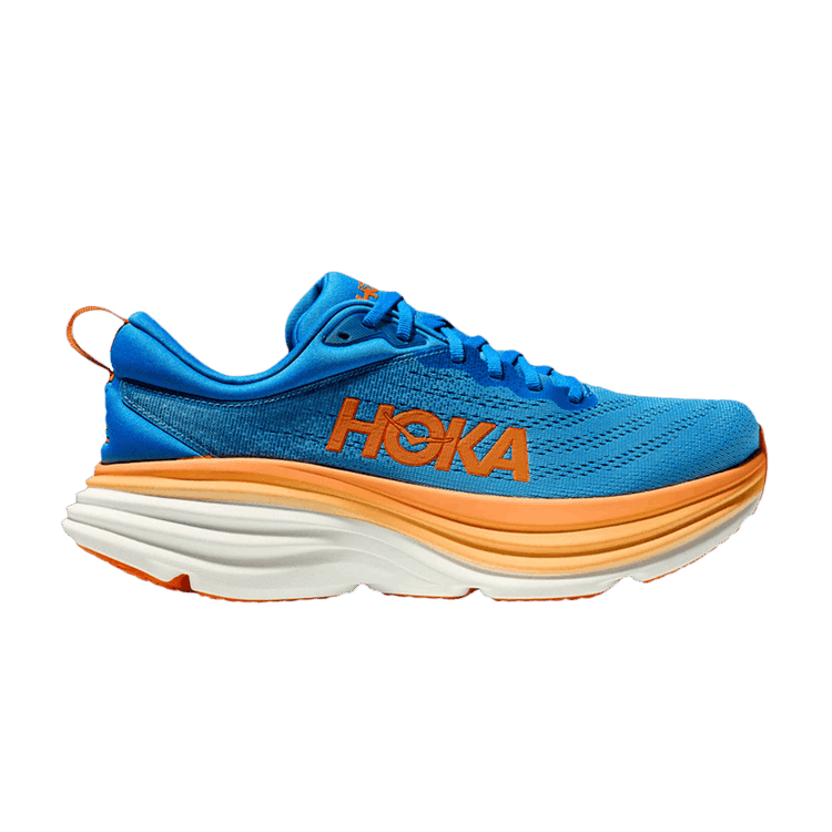 HOKA Bondi 8 2E Wide 'Coastal Sky Vibrant Orange'