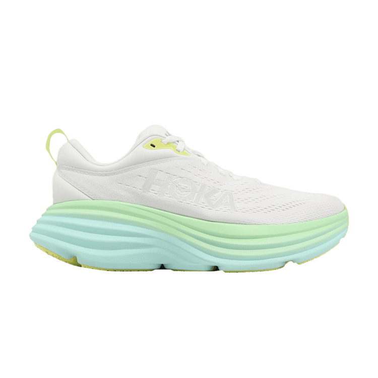 HOKA Wmns Bondi 8 Wide 'Blanc De Blanc Sunlit Ocean'