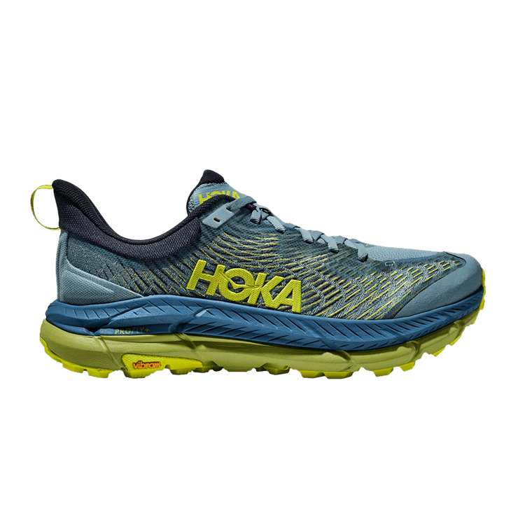 HOKA Mafate Speed 4 'Stone Blue Dark Citron'