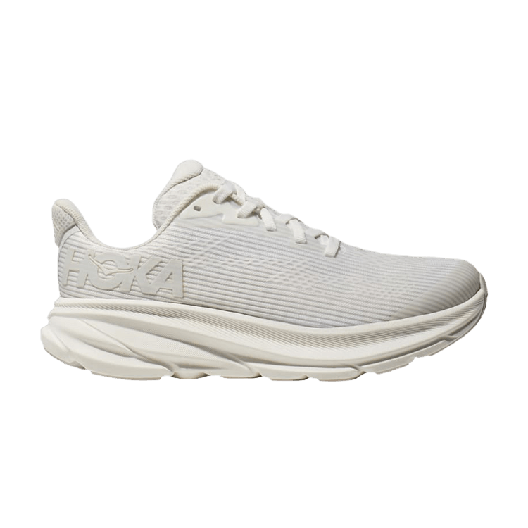 HOKA Clifton 9 Kids 'White Frost'