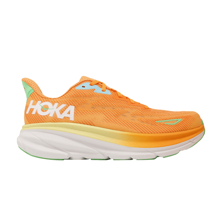 HOKA Clifton 9 2E Wide 'Solar Flare Sherbet'