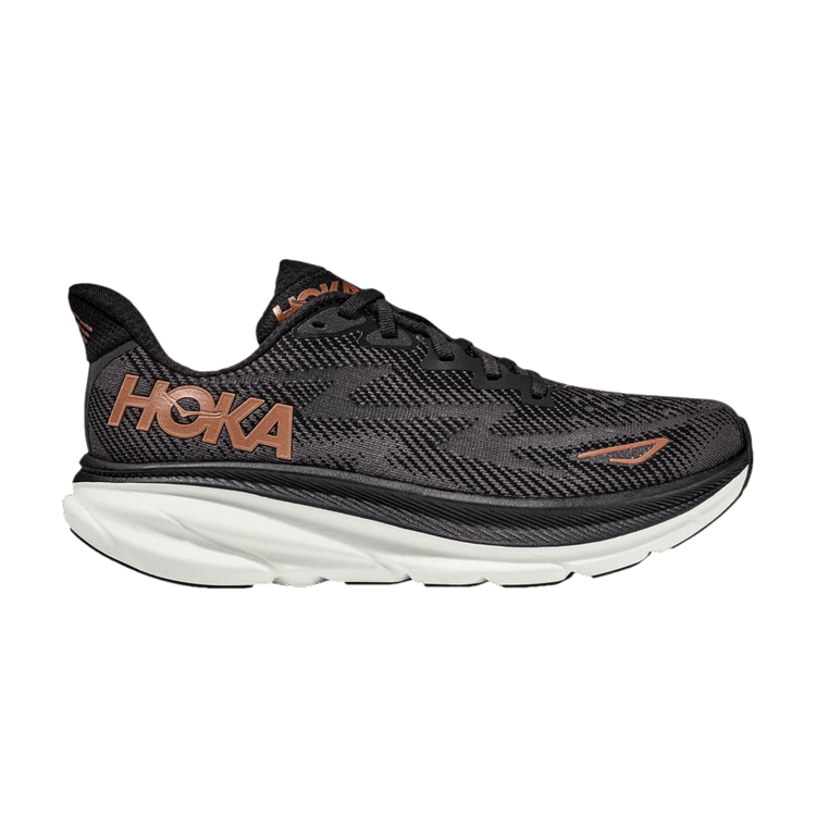 HOKA Wmns Clifton 9 Wide 'Black Copper'