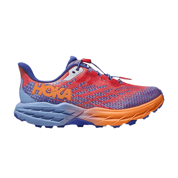 HOKA Speedgoat 5 Kids 'Cerise Stellar Blue'