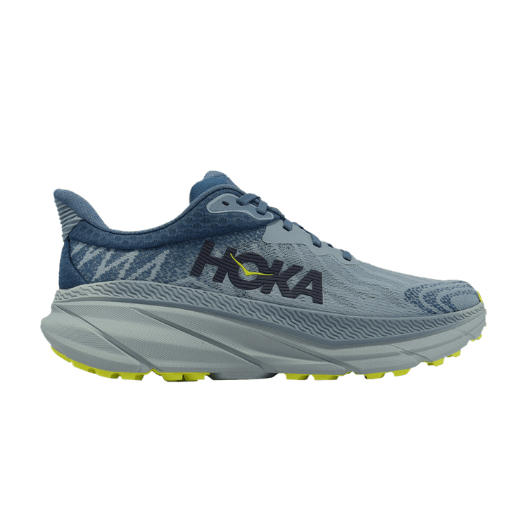 HOKA Challenger ATR 7 2E Wide 'Stone Blue Evening Primrose'