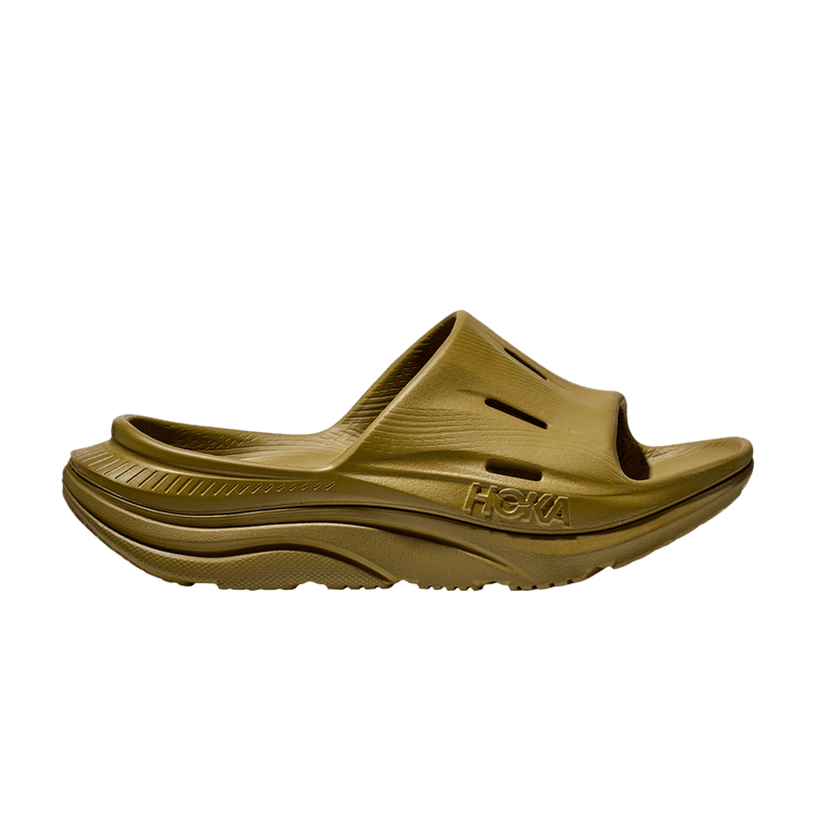 HOKA Ora Recovery Slide 3 'Green Moss'