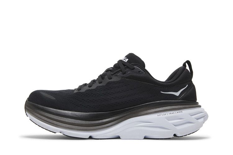 HOKA Bondi 8 'Black White'