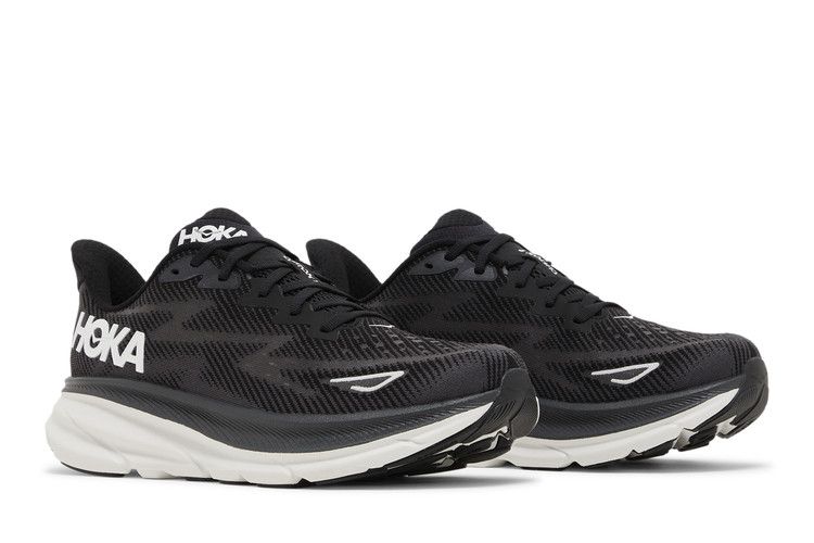 HOKA Clifton 9 'Black White'