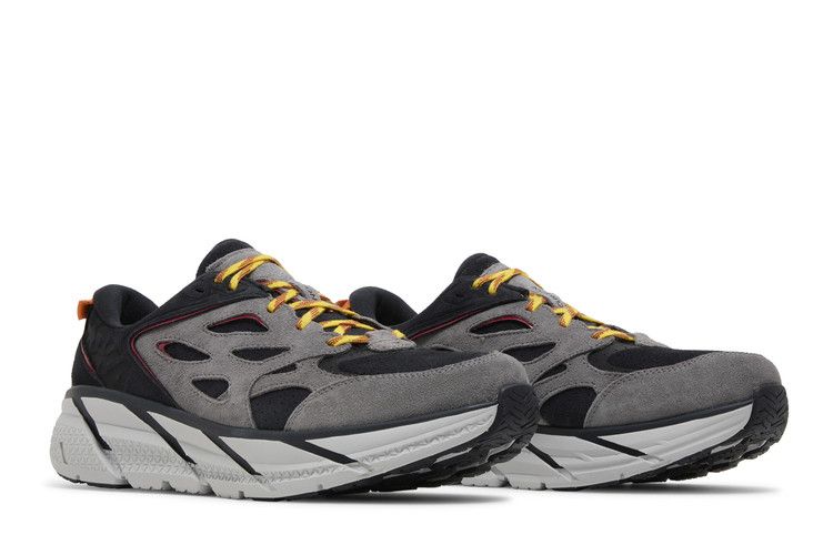 HOKA Clifton L Suede 'Black Lunar Rock'
