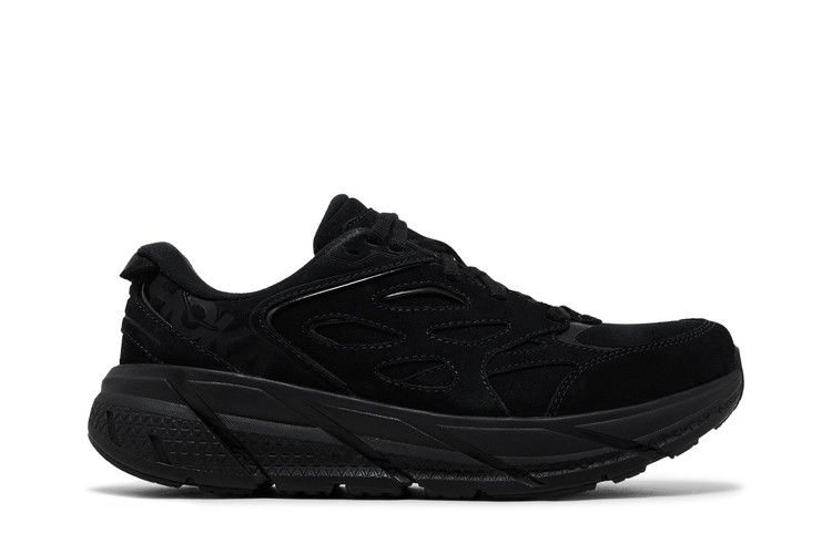 HOKA Clifton L Suede 'Triple Black'