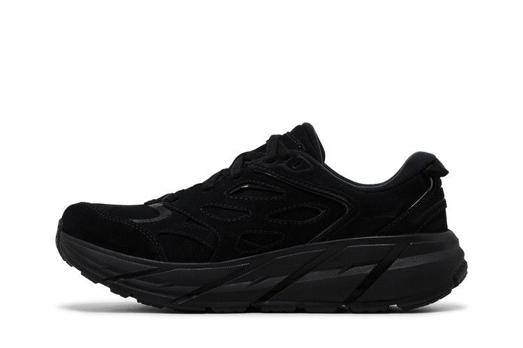 HOKA Clifton L Suede 'Triple Black'