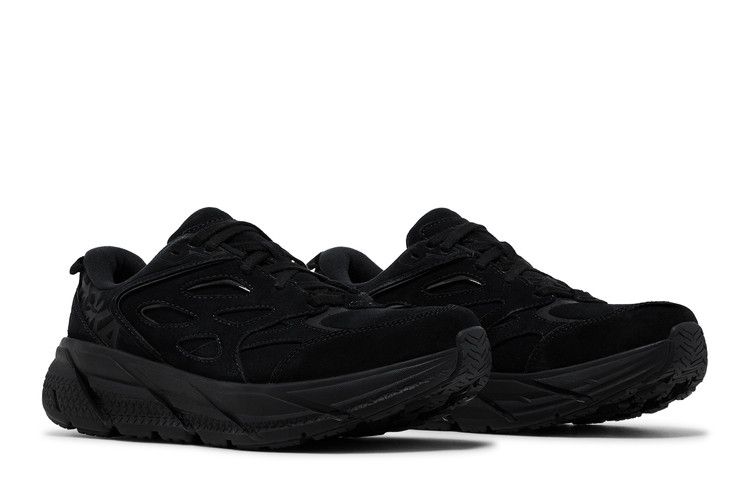 HOKA Clifton L Suede 'Triple Black'