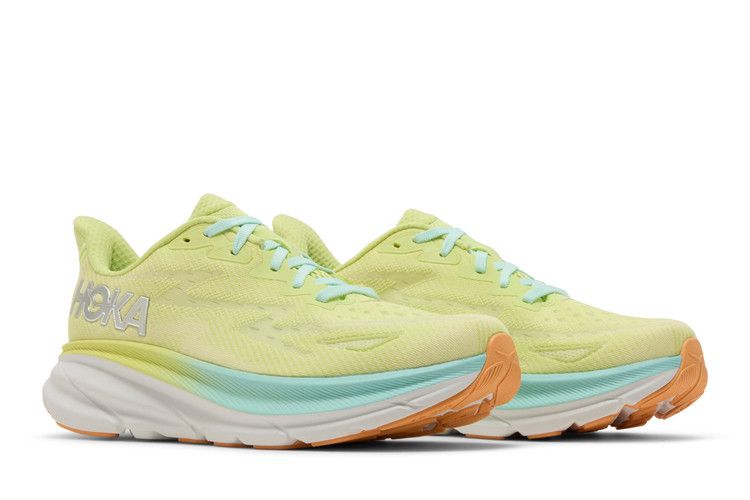 HOKA Wmns Clifton 9 'Citrus Glow Sunlit Ocean'
