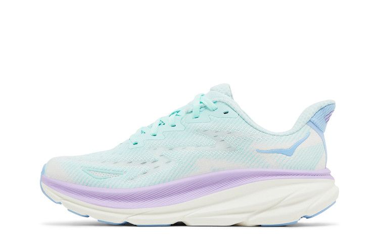 HOKA Wmns Clifton 9 Wide 'Sunlit Ocean Lilac Mist'