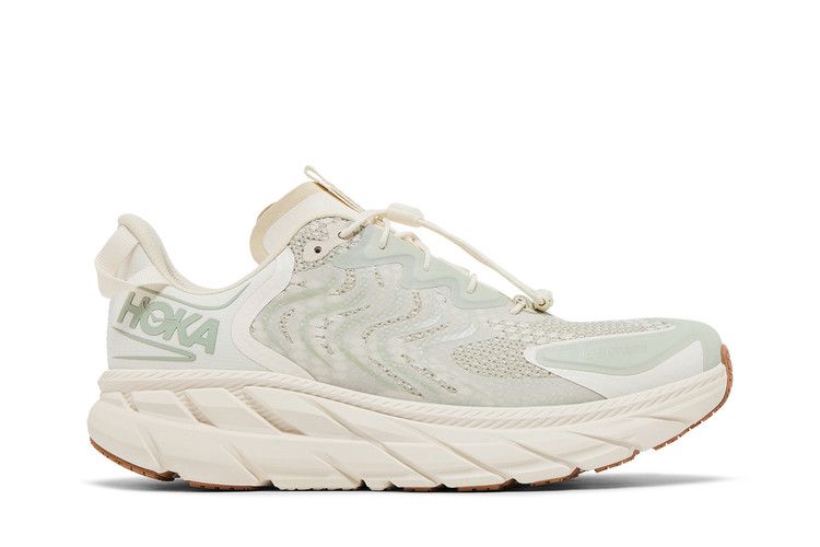 Satisfy x HOKA Clifton LS 'Celadon Tint'