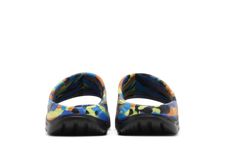 HOKA Ora Recovery Slide 'Swirl - Black Diva Blue'