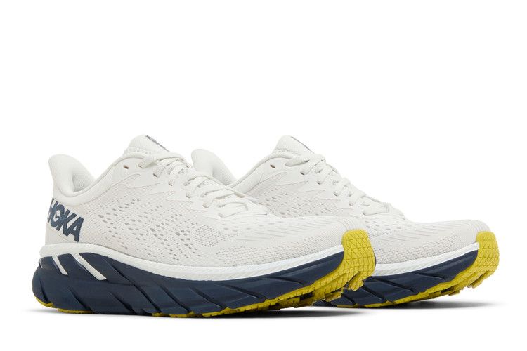 HOKA Wmns Clifton 7 'Blanc De Blanc Black Iris'