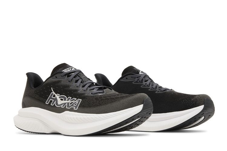 HOKA Mach 6 Wide 'Black White'