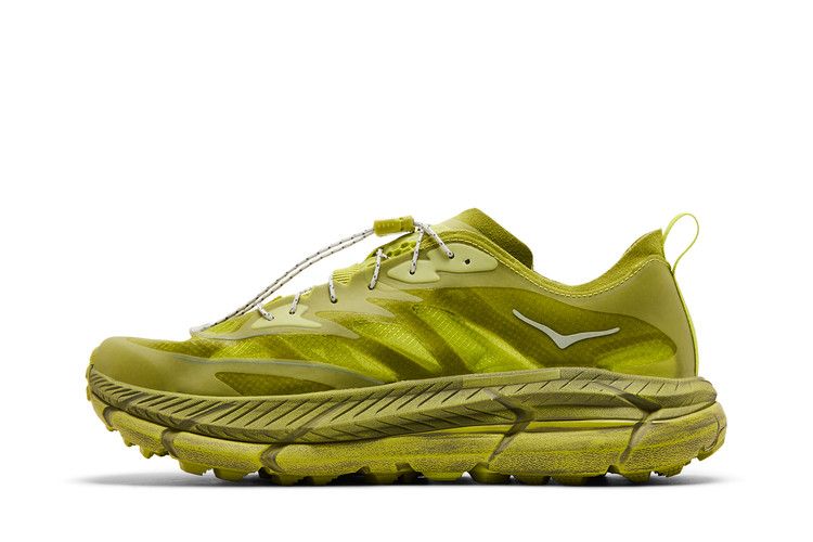 Satisfy x HOKA Mafate Speed 4 Lite 'Sulfur'