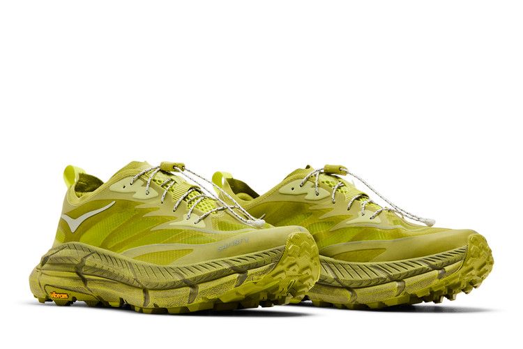 Satisfy x HOKA Mafate Speed 4 Lite 'Sulfur'