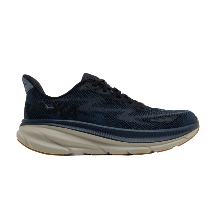 HOKA Clifton 9 'Black Varsity Navy'