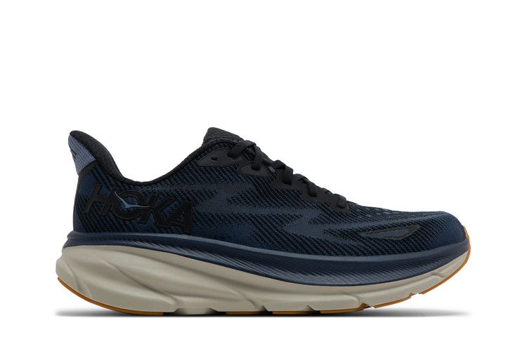 HOKA Clifton 9 'Black Varsity Navy'
