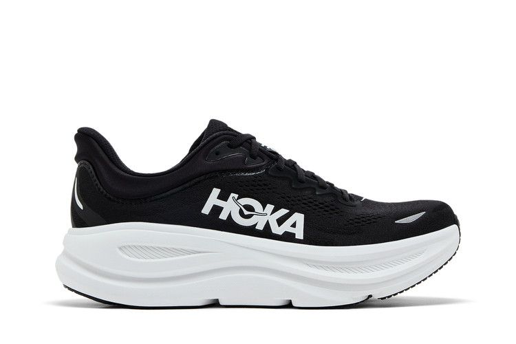 HOKA Bondi 9 'Black White'