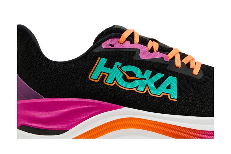 HOKA Skyward X 'Black Electric Aqua'