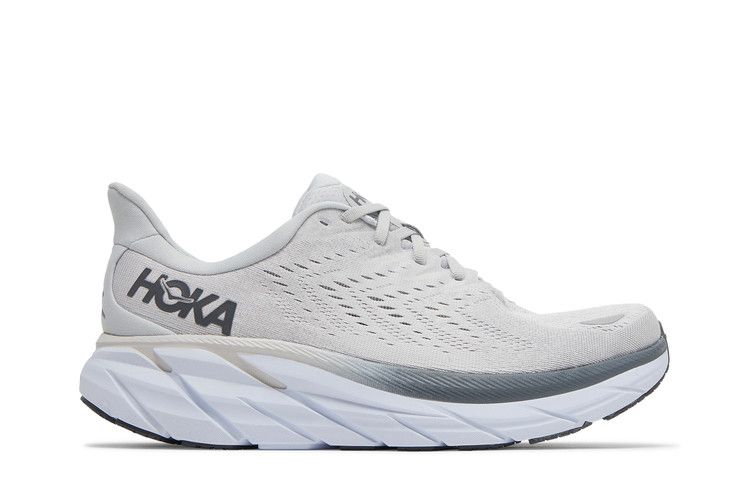 HOKA Clifton 8 2E Wide 'Lunar Rock Nimbus Cloud'