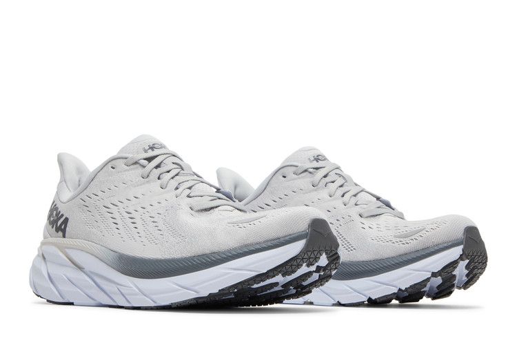 HOKA Clifton 8 2E Wide 'Lunar Rock Nimbus Cloud'