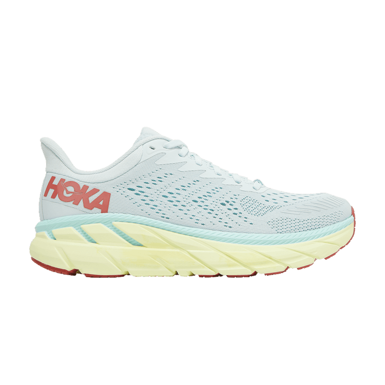 HOKA Wmns Clifton 7 'Morning Mist Hot Coral'