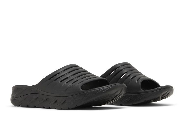 HOKA Ora Recovery Slide 'Black' — Black/Black (1134527 BLK)