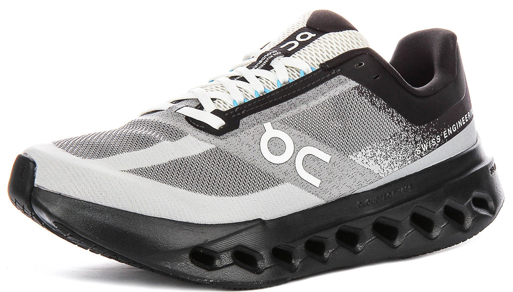 On Running Cloudsurfer Nxt Lumos In Black Grey For Men