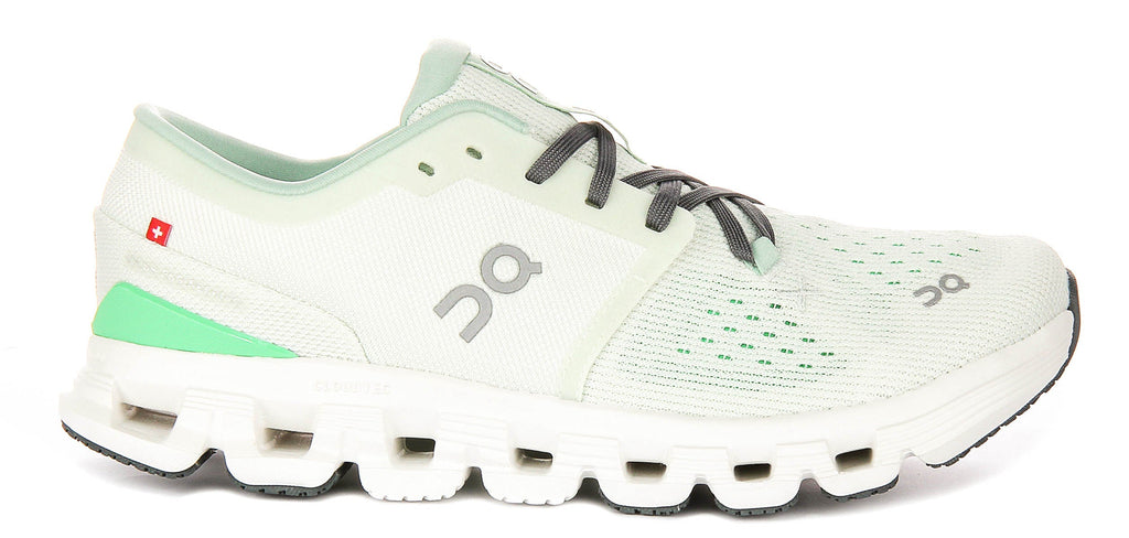 On Running Cloud X 4 In Lime Green For Women